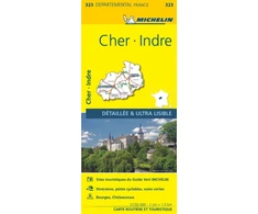 KNYGA Cher, Indre - Michelin Local Map 323