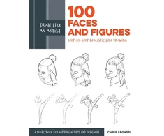 KNYGA Chris Legaspi Draw Like an Artist: 100 Faces and Figures