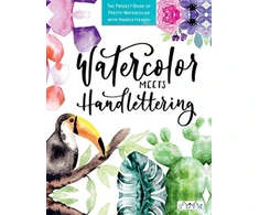 KNYGA Christin Stapff Madchenkunst Watercolour Meets Hand Lettering
