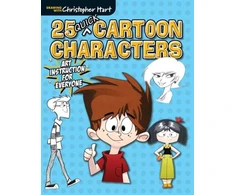 KNYGA Christopher Hart 25 Quick Cartoon Characters