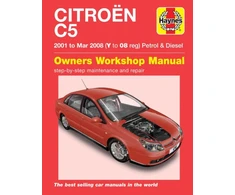 KNYGA Citroen C5 Petrol &amp; Diesel (01 - Mar 08) Haynes Repair Manual