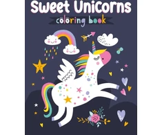 KNYGA Clorophyl Editions Sweet Unicorns Coloring Book