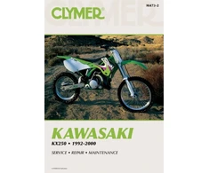 KNYGA Clymer Publications Kawasaki KX250 Motorcycle (1992-2000) Service Repair Manual Service Repair Manual