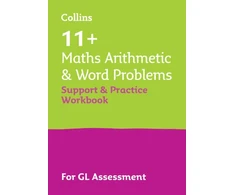 KNYGA Collins 11 11+ Maths Arithmetic and Word Problems Support and Practice Workbook