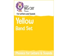 KNYGA Collins Big Cat Phonics for Letters and Sounds Geltona Band Set