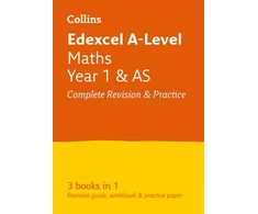 KNYGA Collins Collins A-level Edexcel Maths A level Year 1 (And AS) All-in-One Complete Revision and Practice