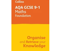 KNYGA Collins Gcse AQA GCSE 9-1 Maths Foundation Organise and Retrieve Your Knowledge