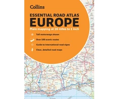KNYGA Collins Maps Collins Essential Road Atlas Europe