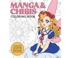 KNYGA Creative Manga &amp; Chibis Coloring Book