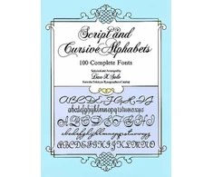 KNYGA Dan X Solo Script and Cursive Alphabets