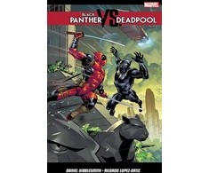 KNYGA Daniel Kibblesmith Juodas Panther vs. Deadpool