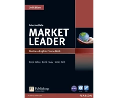 KNYGA David Cotton Market Leader 3rd Edition Intermediate Coursebook &amp; DVD-Rom Pack
