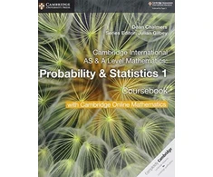 KNYGA Dean Chalmers Cambridge International AS &amp; A Level Mathematics Probability &amp; Statistics 1 Coursebook with Cambridge Online Mathematics (2 Years)