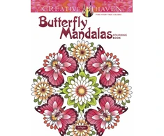 KNYGA Dianne Gaspas Ettl Creative Haven Butterfly Mandalas Coloring Book