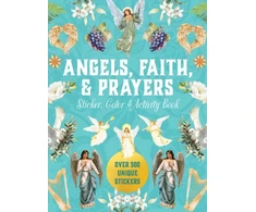 KNYGA Editors of Chartwell Books Angels, Faith &amp; Prayers Sticker, Color &amp; Activity Book, Over 500 Unique Stickers