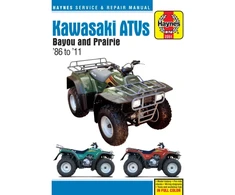 KNYGA Editors of Haynes Manuals Kawasaki Bayou &amp; Prarie ATVs (86 - 11)