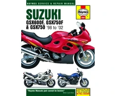 KNYGA Editors of Haynes Manuals Suzuki GSX600/750F &amp; GSX750 (98 - 03) Haynes Repair Manual