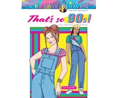 KNYGA Eileen Rudisill Miller Creative Haven That's So 90s! Coloring Book