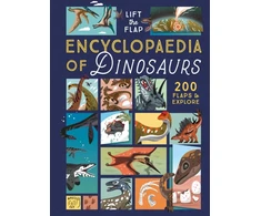 KNYGA Eryl Nash Lift-the-Flap Encyclopaedia of Dinosaurs, 200 Flaps to Explore!