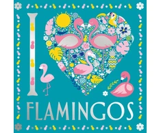 KNYGA Felicity French I Heart Flamingos