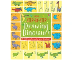 KNYGA Fiona Watt Step-by-Step Drawing Dinosaurs