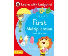 KNYGA First Multiplication: A Learn with Ladybird Activity Book 5-7 metai