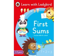 KNYGA First Sums: A Learn with Ladybird Activity Book 3-5 metai