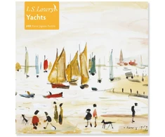 KNYGA Flame Tree Studio Adult Jigsaw Puzzle L.S. Lowry: Yachts (500 pieces)