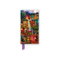 KNYGA Flame Tree Studio Aimee Stewart: Treasure Hunt Bookshelves (Foiled Slimline Journal)