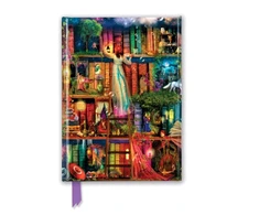 KNYGA Flame Tree Studio Aimee Stewart: Treasure Hunt Bookshelves (Foiled Journal)