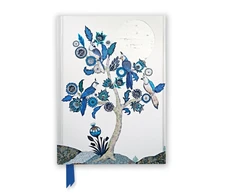 KNYGA Flame Tree Studio Alexandra Milton: Sidabrinis Tree of Life with Four Baltas-throated Magpies (Foiled Journal)