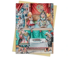 KNYGA Flame Tree Studio Alice and the Queen of Hearts Greeting Card Pack