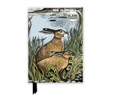 KNYGA Flame Tree Studio Angela Harding: Rathlin Hares (Foiled Blank Journal)