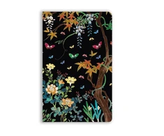 KNYGA Flame Tree Studio Ashmolean Museum: Cloisonne Casket with Flowers and Butterflies (Soft Touch Journal)