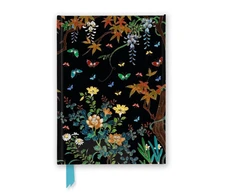 KNYGA Flame Tree Studio Ashmolean Museum: Cloisonne Casket with Flowers and Butterflies (Foiled Journal)