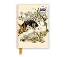 KNYGA Flame Tree Studio British Library: Alice Asleep, from Alice's Adventures in Wonderland (Foiled Blank Journal)