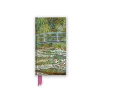 KNYGA Flame Tree Studio Claude Monet: Bridge over a Pond of Vanduo Lilies (Foiled Slimline Journal)