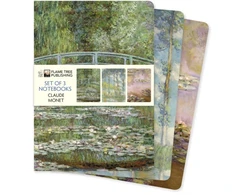 KNYGA Flame Tree Studio Claude Monet Set of 3 Standard Notebooks