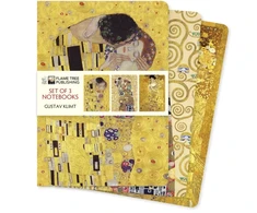 KNYGA Flame Tree Studio Gustav Klimt Set of 3 Standard Notebooks