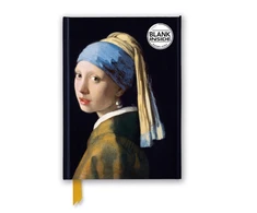 KNYGA Flame Tree Studio Johannes Vermeer: Girl with a Pearl Earring (Foiled Blank Journal)
