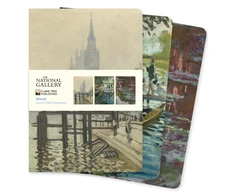 KNYGA Flame Tree Studio National Gallery: Monet Set of 3 Midi Notebooks