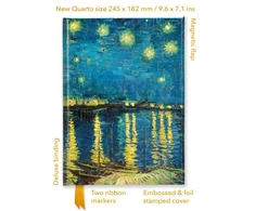 KNYGA Flame Tree Studio Vincent van Gogh: Starry Night over the Rhone (Foiled Quarto Journal)