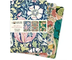 KNYGA Flame Tree Studio William Morris Set of 3 Standard Notebooks