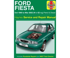 KNYGA Ford Fiesta Petrol &amp; Diesel (Oct 95 - Mar 02) Haynes Repair Manual
