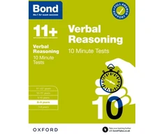 KNYGA Frances Down Bond 11+: Verbal Reasoning 10 Minute Tests with Answer Support 8-9 metai (for GL Assessment &amp; other 11 plus exams)