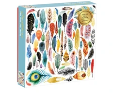 Dėlionė Galison Feathers 500 Piece Foil Puzzle