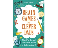 KNYGA Gareth Moore Brain Games for Clever Dads, Mixed Puzzles and Smart Brain Teasers to Challenge Your IQ