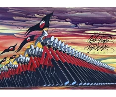 KNYGA Gerald Scarfe Art of Rožinė Floyd The Wall