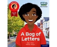 KNYGA Giles Clare Hero Academy Non-fiction: Oxford Level 4, Light Mėlyna Book Band: A Bag of Letters