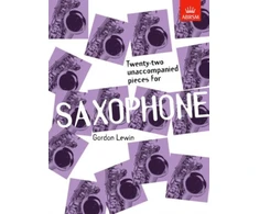 KNYGA Gordon Lewin Twenty-two Unaccompanied Pieces for Saxophone